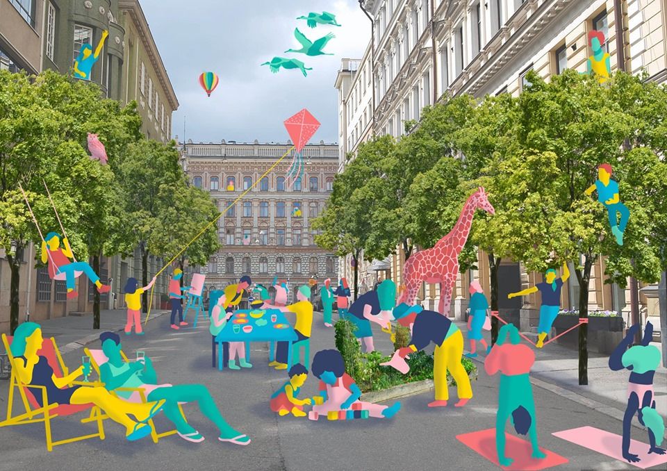 Als die Autos die Stadt verlie&szlig;en